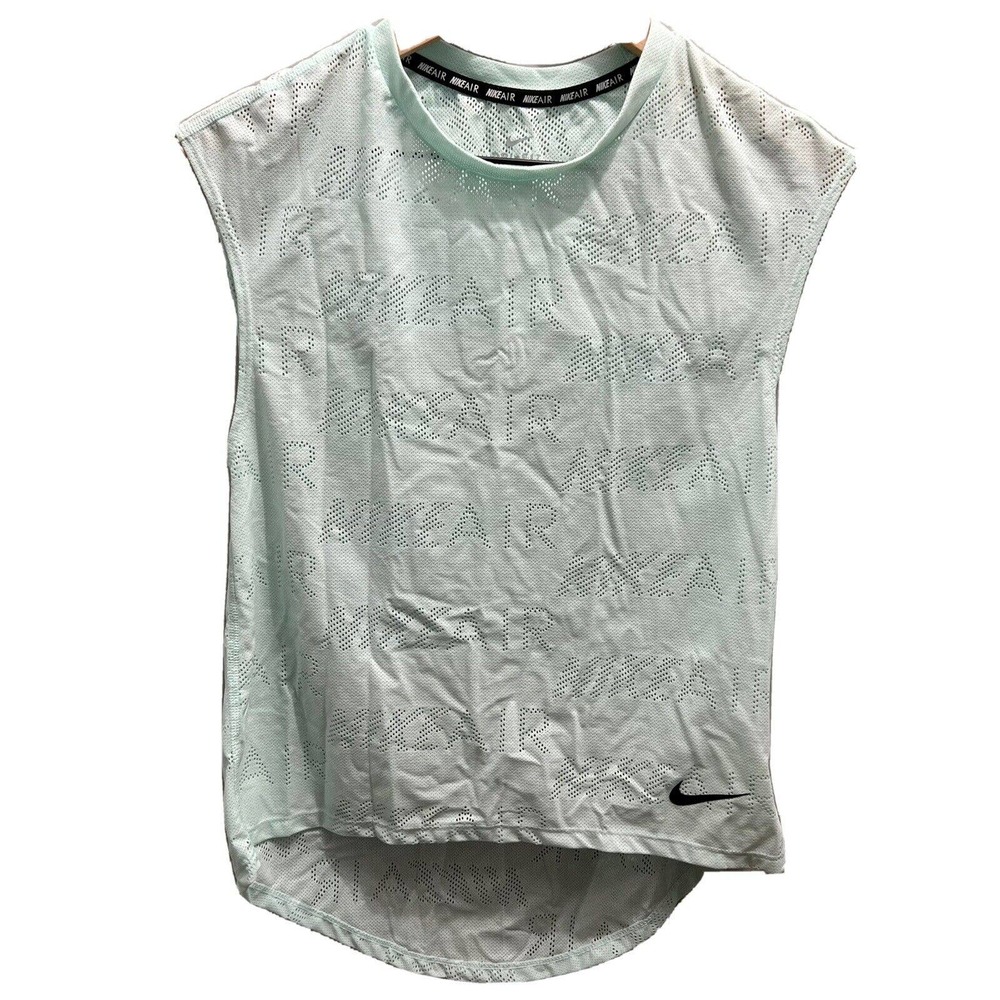 Nike Air Blue Exercise Tank Top Size XS Dri Fit Perforated Performance